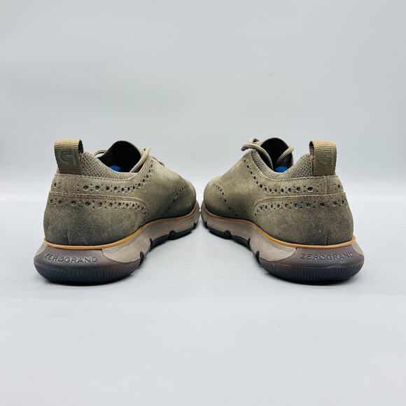 Cole Haan Shoes Mens 10.5 Green Suede Zerogrand Wingtip Oxford Sneakers Comfort main image 7